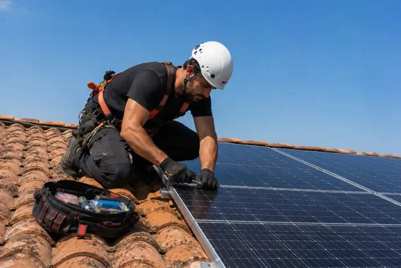 Maintenance et monitoring de panneaux solaires à la Grand-Combe